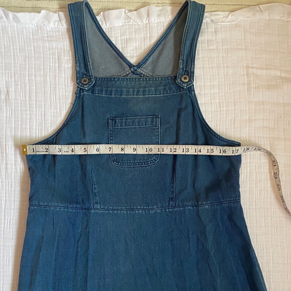 DIRECTIVES Casual Blue Denim Overall Dress - Picture 6 of 8